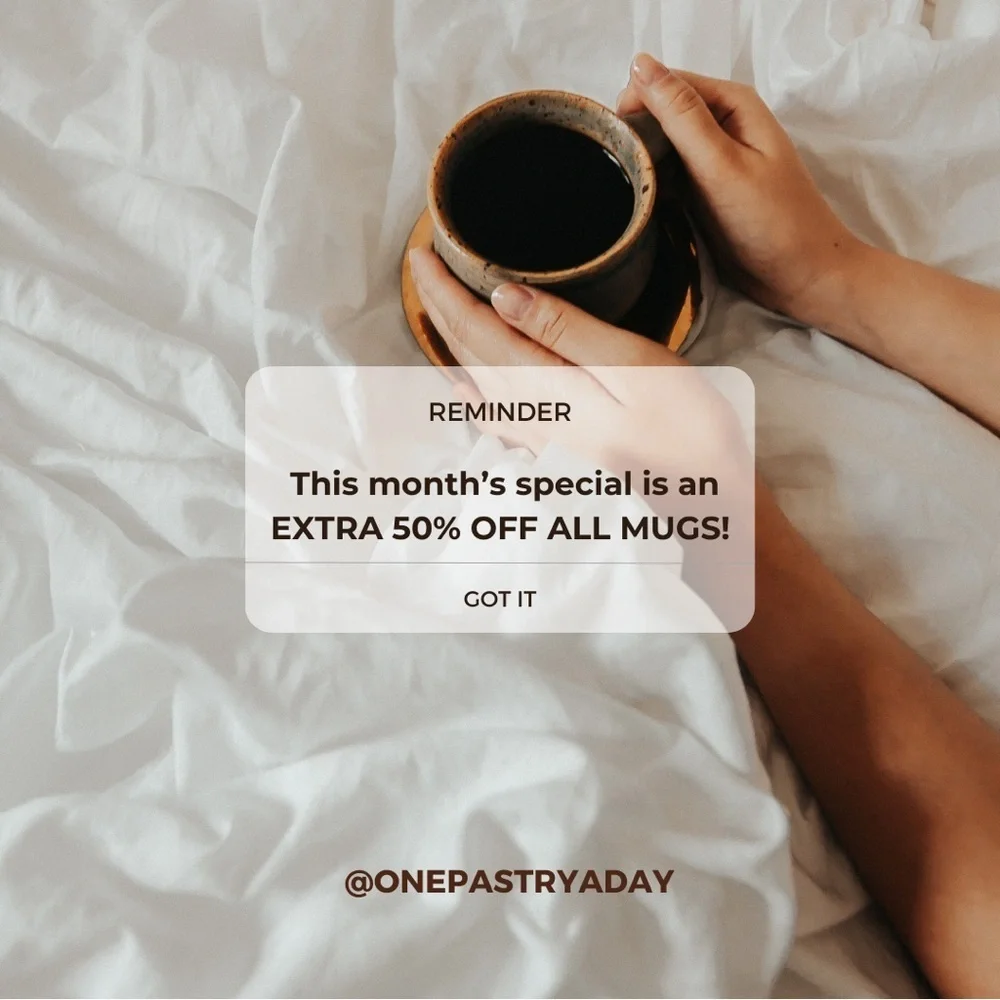 ☕️ SEPTEMBER SPECIAL! Get 50% Off ALL Mugs!! ☕️😋